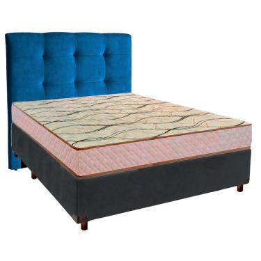 Imagem de Kit Cabeceira + Cama Box + Colchão Casal D33 Maxsono Paropas