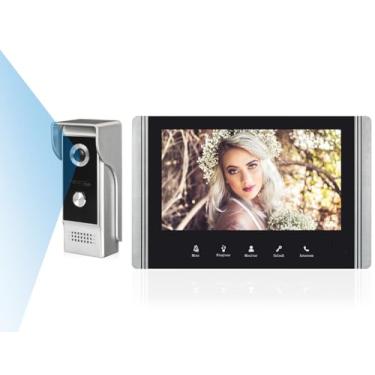 Imagem de Interfone com Camera, Com Visão Noturna, Video Porteiro, Video Porteiro Inteligente, Campainha com Camera, Residencial, Tela de 7 Polegadas