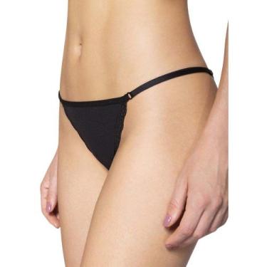 Imagem de Calcinha String Loba Lupo 43005-002 com Renda, Branco, M