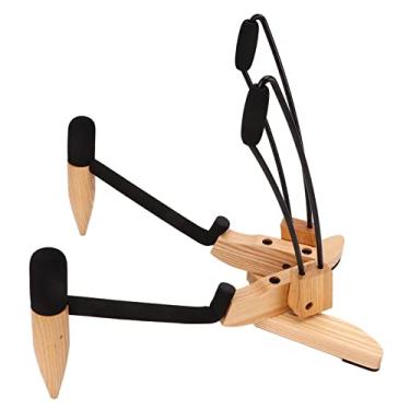 Imagem de RiToEasysports Suporte de Guitarra de Madeira Dobrável, Resistente, Construção, Suporte de Violoncelo para Guitarras, Ideal para Entusiastas de