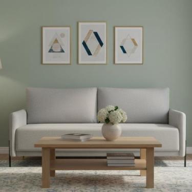 Imagem de Sofá para Sala de Estar Living Clássico 166cm Pés de Ferro Londres - K