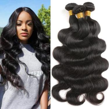 Imagem de Pacotes de cabelo HeiOwuio Body Wave Brazilian Remy Human Hair