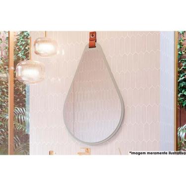Imagem de Espelheira de Banheiro Gota 50X76CM cor Pistache - MGM