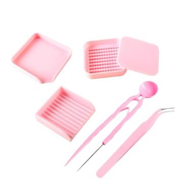 Imagem de MotiveTech Kit de Artesanato com Miçangas Termocolantes E Placas Perfuradas, Altamente Eficiente, Incluindo Pinças E Ferramentas de Seleção para Arte Faça Você M