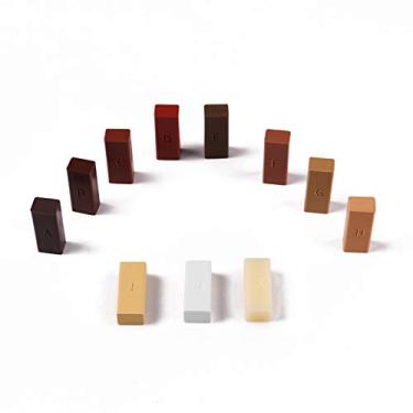 Imagem de Kit de Reparo de Laminado, de Cera para Bancada Resistente, Chips de Revestimento, Arranhões, Conjunto de Ferramentas de Reparo Aplicável para Pisos Laminados, Armários de