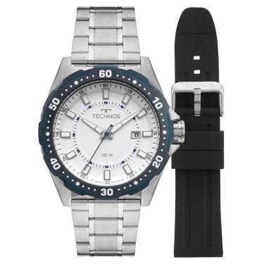 Imagem de Relógio Technos Masculino Racer Premium Bicolor - 2315lbd/t1b