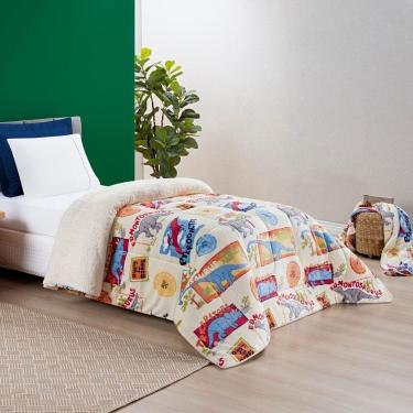 Imagem de Coberdrom Bouti Kids Solteiro 01 Peça - Dino