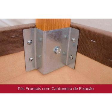 Imagem de Sala De Jantar Completa épic Sc24 Tampo Madeirado C- Vidro Canto Curvo 160x90cm E 6 Cadeiras Isa Nature-veludo Light Bege - Henn