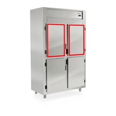 Imagem de Kit 2 Borracha Gaxeta Refrigerador Gelopar Grcs GREP 46X68 - ILPEA