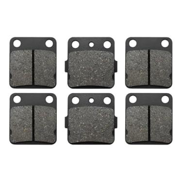 Imagem de Pastilhas de freio compatíveis com Yamaha Warrior 350 YFM350 89-04 para Yamaha Banshee 350 YFZ350 88-09 Wolverine 350 YFM350 95-05 Blaster 200 YFS200 03-06 Raptor 125 YFM125R