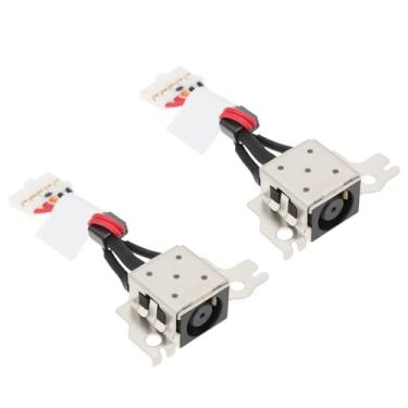 Imagem de YINETTECH 2 cabos de carregamento DC Jack DC30100ZR00 XNJ46 compatível com Dell Chromebook 11 3180 3181 / Latitude 3189 3190