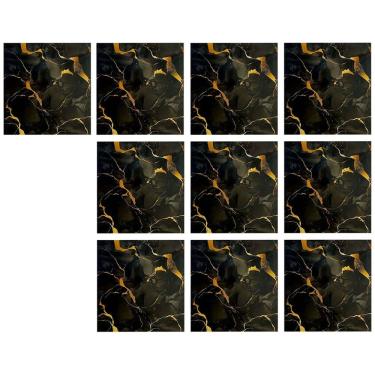 Imagem de Placa Adesiva Marmore 3D Kit 10 uni Obra Reforma Casa Recepçao Escritorio Ambiente Papel de Parede Autocolante Moderno