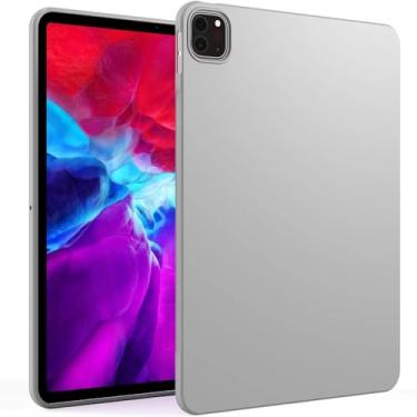 Imagem de WOGROO Capa para iPad Pro 11 polegadas (modelo 2022/2021/2020), capa protetora fina e macia para tablet iPad Pro 11 polegadas (4ª e 3ª/2ª geração), cinza
