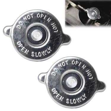 Imagem de 2 peças de substituição da tampa do radiador 10230 para Dodge Ram 1500, tampa de tanque selada de 16 PSI, design durável e seguro para manutenção automática