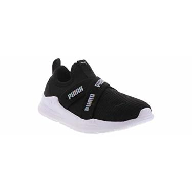 Imagem de PUMA Wired Run Slip-on Metallic Toddler Girls' (5- Shoe Black in Size 10