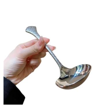 Imagem de Colheres de Jantar Colher de aço inoxidável, colher sopa grande doméstica bonita, mingau, macarrão