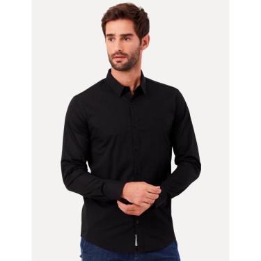 Imagem de Camisa Original Penguin Masculina Regular Tricoline Bordado Azul Marinho-Masculino