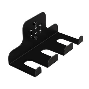 Imagem de UGPLM Suporte de parede para barra de musculação, ideal para fitness, montagem na parede, economiza espaço e é feito de metal para uso comercial, 3 Vagas