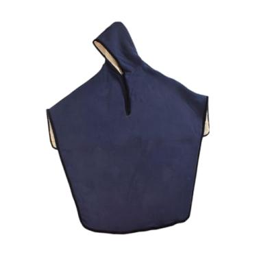 Imagem de Kokiya Cobertor térmico para cadeira de rodas, capa à prova de vento com capuz, elegante e confortável para idosos, poncho para cadeira de rodas, ideal para