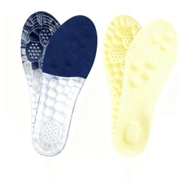 Imagem de Cloud-Like Comfort Soles for Men Soft Memory Foam Cushioning Insoles Trim to Fit Steppers Insoles for Women ith Arch Support for Foot Pain Relief Fatigue (Men 18/Women 17)