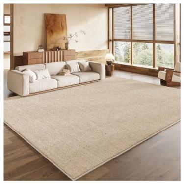 Imagem de SPXMQSS Tapetes laváveis para sala de estar, sala de estar macia, antiderrapante, tapete resistente à la suciedad y Easy de Mantener para quarto, sala de jantar, escritório em casa, marrom, D 140 x