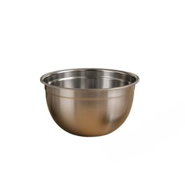Imagem de Tigelas Inox Bowl Multiuso Profissional Redonda Saladeira Confeitaria (1 Tigela 22 cm)