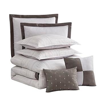 Imagem de Conjunto de edredom king size ultramacio moda estampada conjuntos de cama com fronhas, almofadas decorativas e fronhas, King, Walter