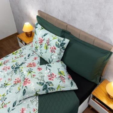 Imagem de Cobre Leito Colcha Lorena King Super King 3 pçs Matelado Ultrassônico 