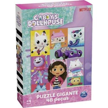 Imagem de Puzzle Gigante Gabbys Dollhouse 48 Peças - Grow 04373