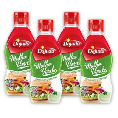 Imagem de 4Un Maionese Verde Salsa DAjuda 185G Para Petiscos Salada De Batatas C