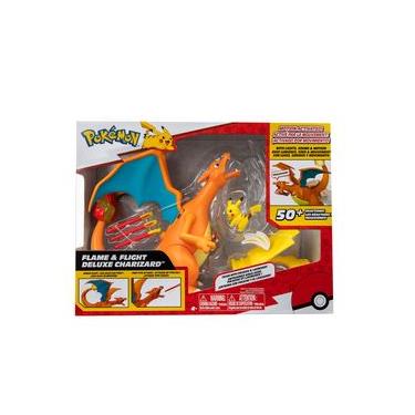 Imagem de 2 Bonecos Charizard e Pikachu com Acessórios - Pokémon