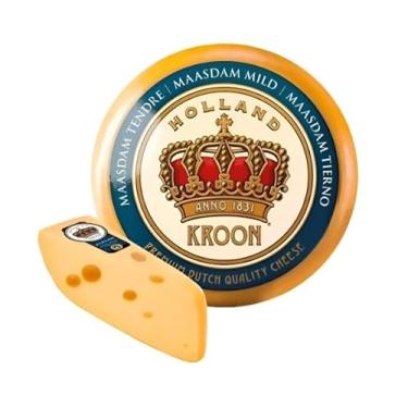 Imagem de Queijo Maasdam Holandês Coroa Kroon Fração 1kg - Premiado! (500g)