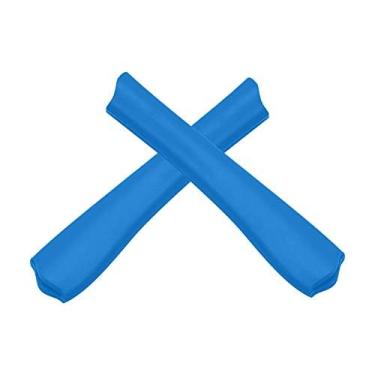 Imagem de Eye Opening Stuff Meias auriculares de substituição azul-celeste para óculos de sol Oakley Pit Bull