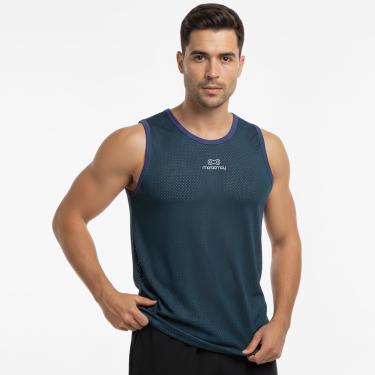 Imagem de Camisa Regata Masculina Marcio May Sports Segunda Pele Air Azul