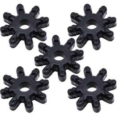 Imagem de MEAJOO Acoplamento de coluna de direção flexível de borracha, 5 peças, substituição para # 563152K000FFF 56315-2K000 compatível com Hyundai Kia Sonata Elantra Santa Fe Azera Veloster Soul Optima Forte