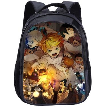 Imagem de Mochila Promises Neverlands Emmas Anime School 30x13x40cm