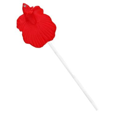 Imagem de Fenteer Varinha de Treinamento para Peixe Betta, Acessório Interativo para Aquário, Kit para Betta, Vermelho