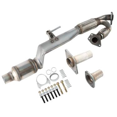 Imagem de SleYuYir Conversor catalítico traseiro compatível com Nissan Pathfinder 2013-2019, compatível com Infiniti QX60 2014-2020, compatível com Infiniti JX35 3.5L V6 Flex Pipe 2013 de alto desempenho