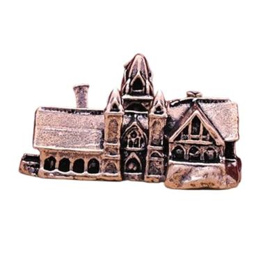 Imagem de Kuntesetty Miniatura de Castelo em Latão, Ornamento de Mesa em Metal para Escrivaninha Ou Prateleira.