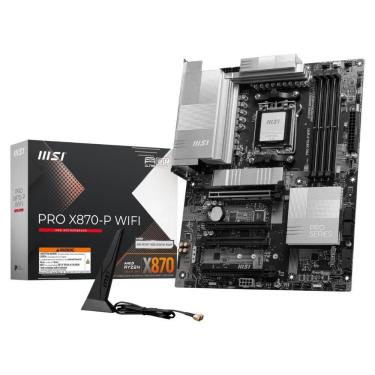 Imagem de Placa Mãe MSI MAG X870 (AM5 - DDR5 8200) - Chipset X870 - Wi-Fi 7 - 3x Slots M.2 - ATX