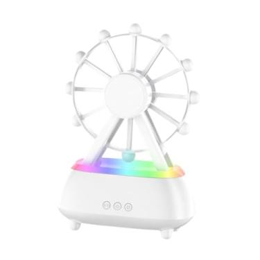 Imagem de Generic Umidificador Difusor de Óleos Essenciais Silencioso com Alimentação USB para Quarto, Difusor de Aromas para Sala de Estar, SPA e Hotel, Branco