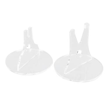 Imagem de SUNGOOYUE Suporte de Exibição de Espada Curta, Suporte de Espada de Mesa de Acrílico Com Almofadas Antiderrapantes, para Lâmina Longa e Curta de Samurai Wakizashi Tanto (Transparente)