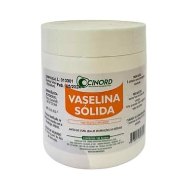 Imagem de Vaselina Sólida sem Perfume, 500g, Pote