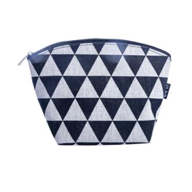 Imagem de NECESSAIRE Organizadora Basic Estampada Cinza - Prática para Viagens