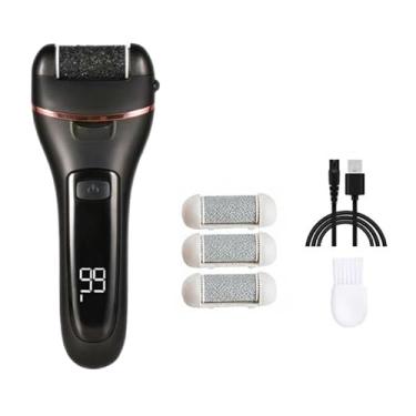 Imagem de Dispositivo Elétrico de Remoção Calos para Pedicure Lixa Pé Elétrica Recarregável com Iluminação e Ajuste Várias Cabeças Lixamento Pele Morta Ferramenta Cuidado os Pés Doméstica Uso Doméstico Eficient