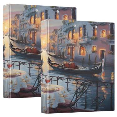 Imagem de Fichários românticos para jantar ao ar livre para receitas de laranja, comporta 200 folhas, 1 pacote com 3 fichários de anéis