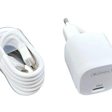 Imagem de Kit Carregador Type-c  25w 3a Tomate Tt-2501cc