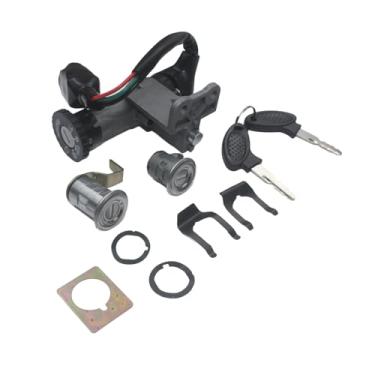 Imagem de Adsspro Conjunto de chave de assento de interruptor de ignição de ciclomotor elétrico para scooter GY6 50cc 125cc 150cc Taotao Roketa