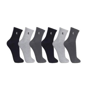 Imagem de Meias Lupo - Kit 6 Pares Meia Esportivas Lupo Cano Medio Ref.3245, 2, 