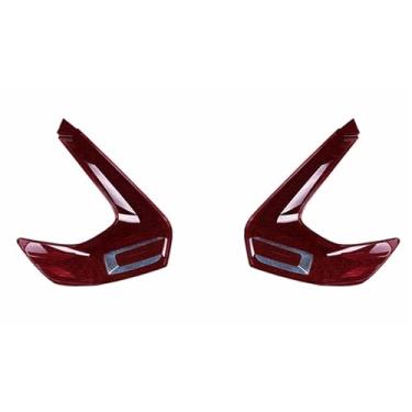 Imagem de compatível com volvo xc40 2020-2023 tampa da lâmpada traseira traseira escudo lente transparente substituir o abajur(A Piar)